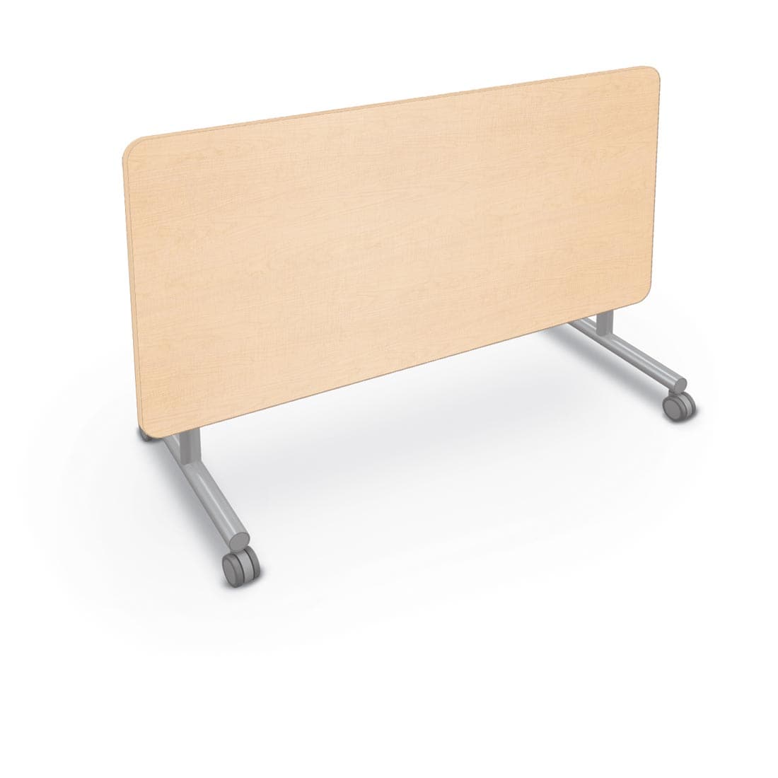 Fusion Maple MooreCo Inklud Flip Top Table With T-Leg shown flipped up