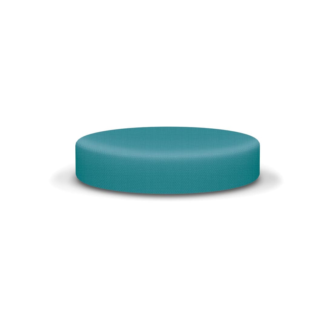 MooreCo Soft Seating Round Seat Pad with Ocean fabric