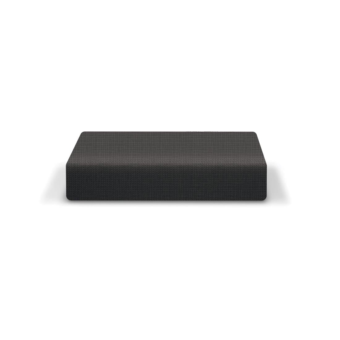 MooreCo Soft Seating Square Seat Pad with Jet fabric