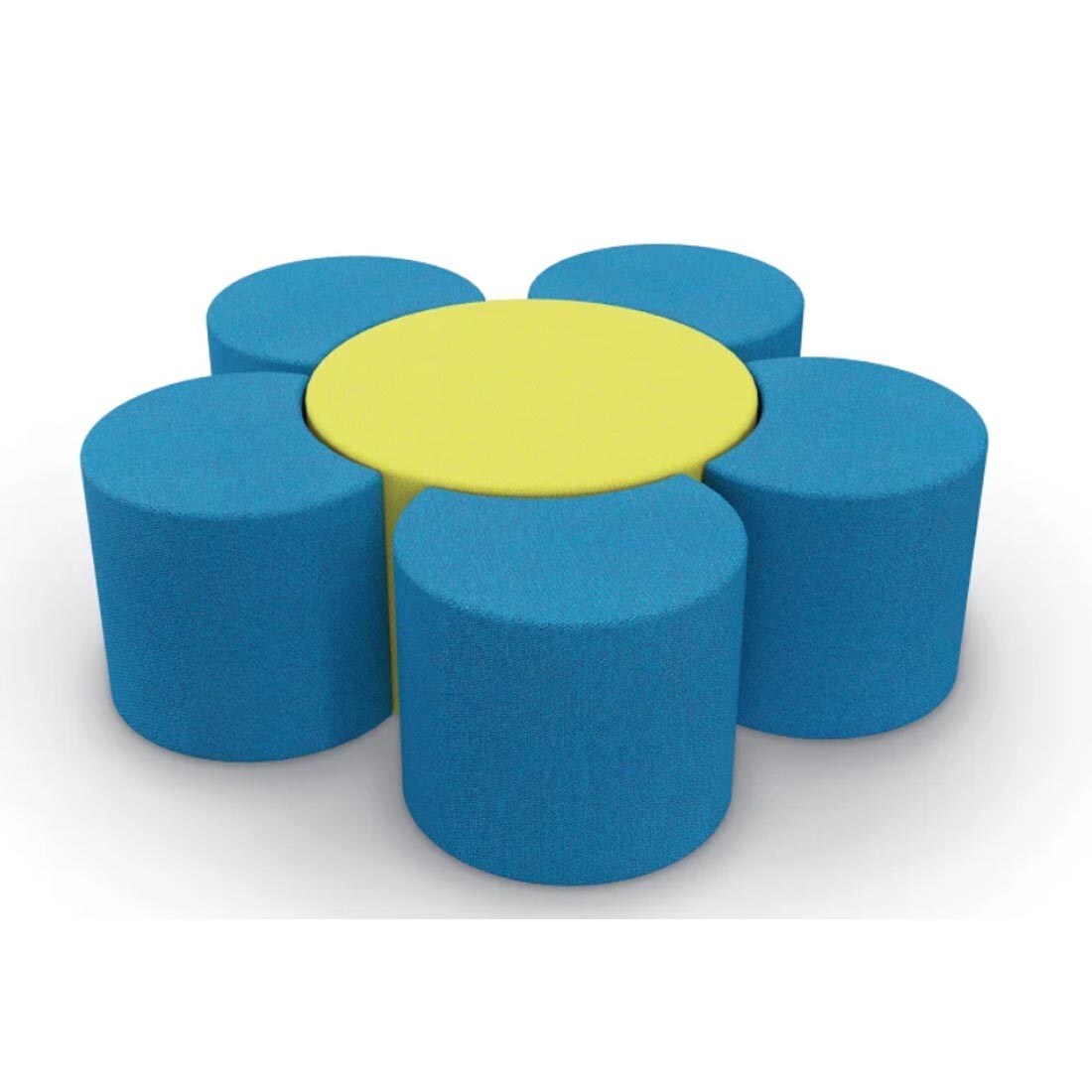 MooreCo Blossom Soft Seating Set With 5 Petals