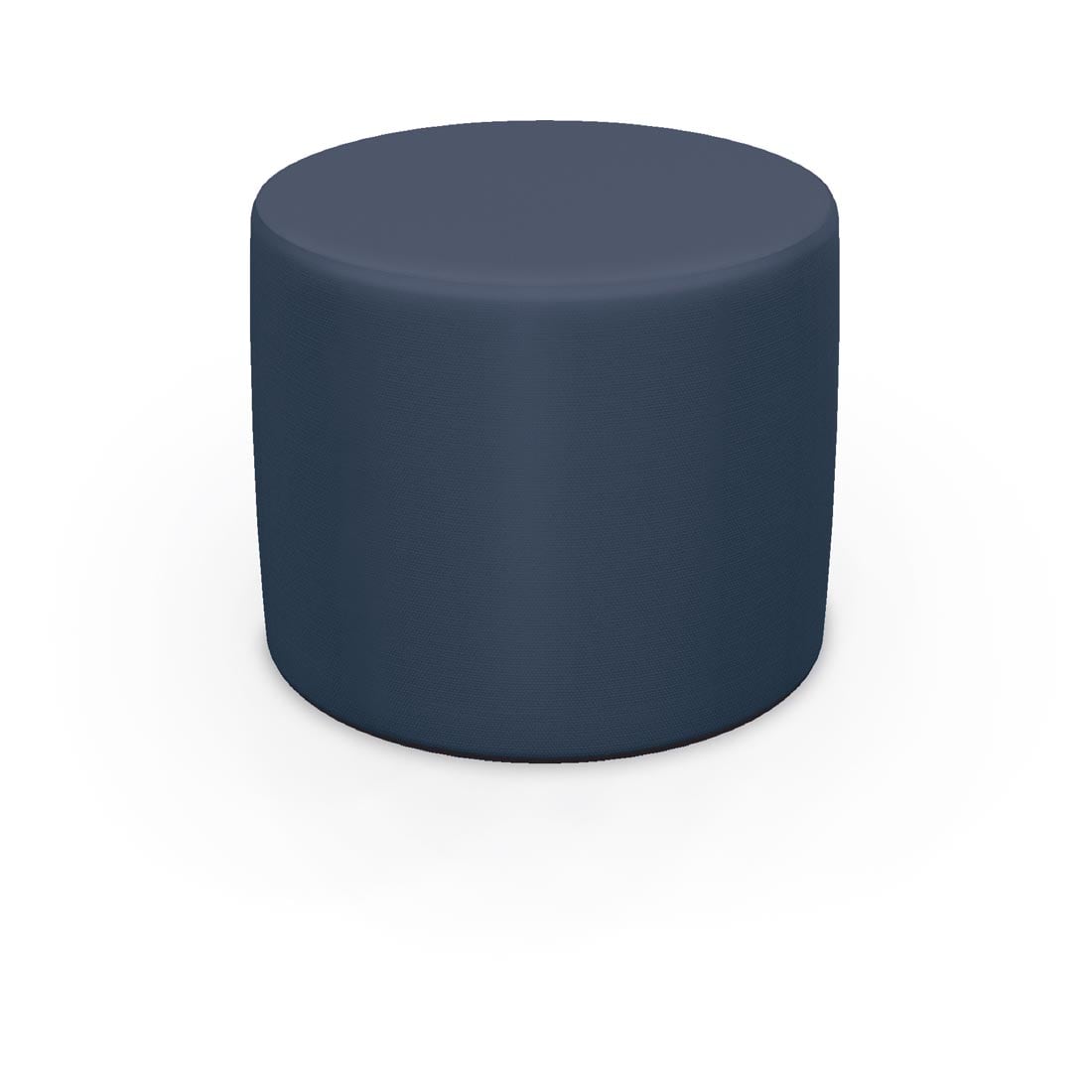 MooreCo Pouf Stool with Sapphire fabric