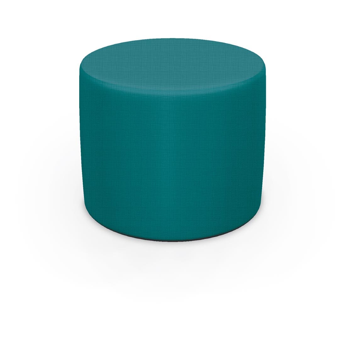 MooreCo Pouf Stool with Ocean fabric