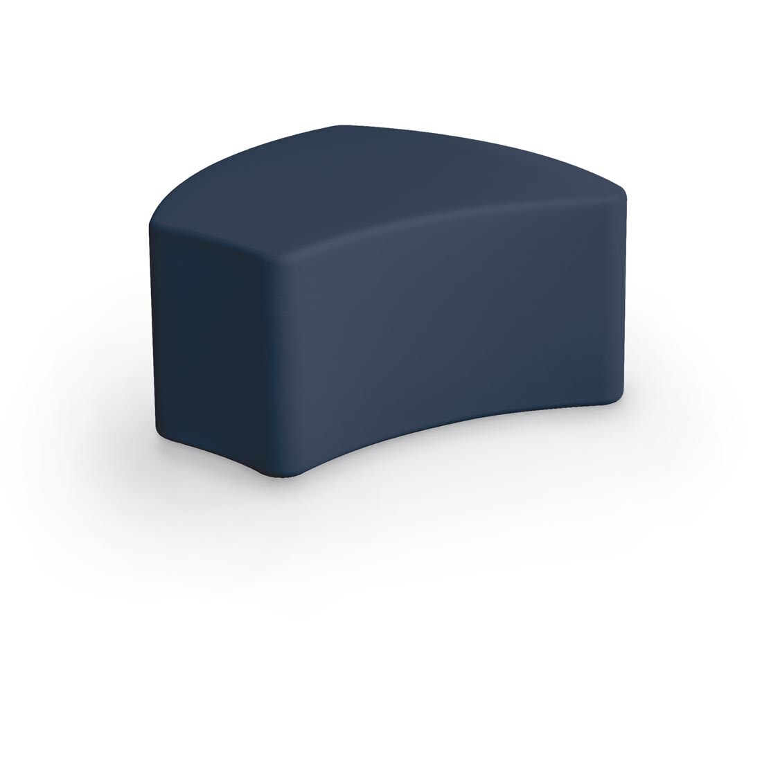 MooreCo Shapes Bench with Sapphire fabric