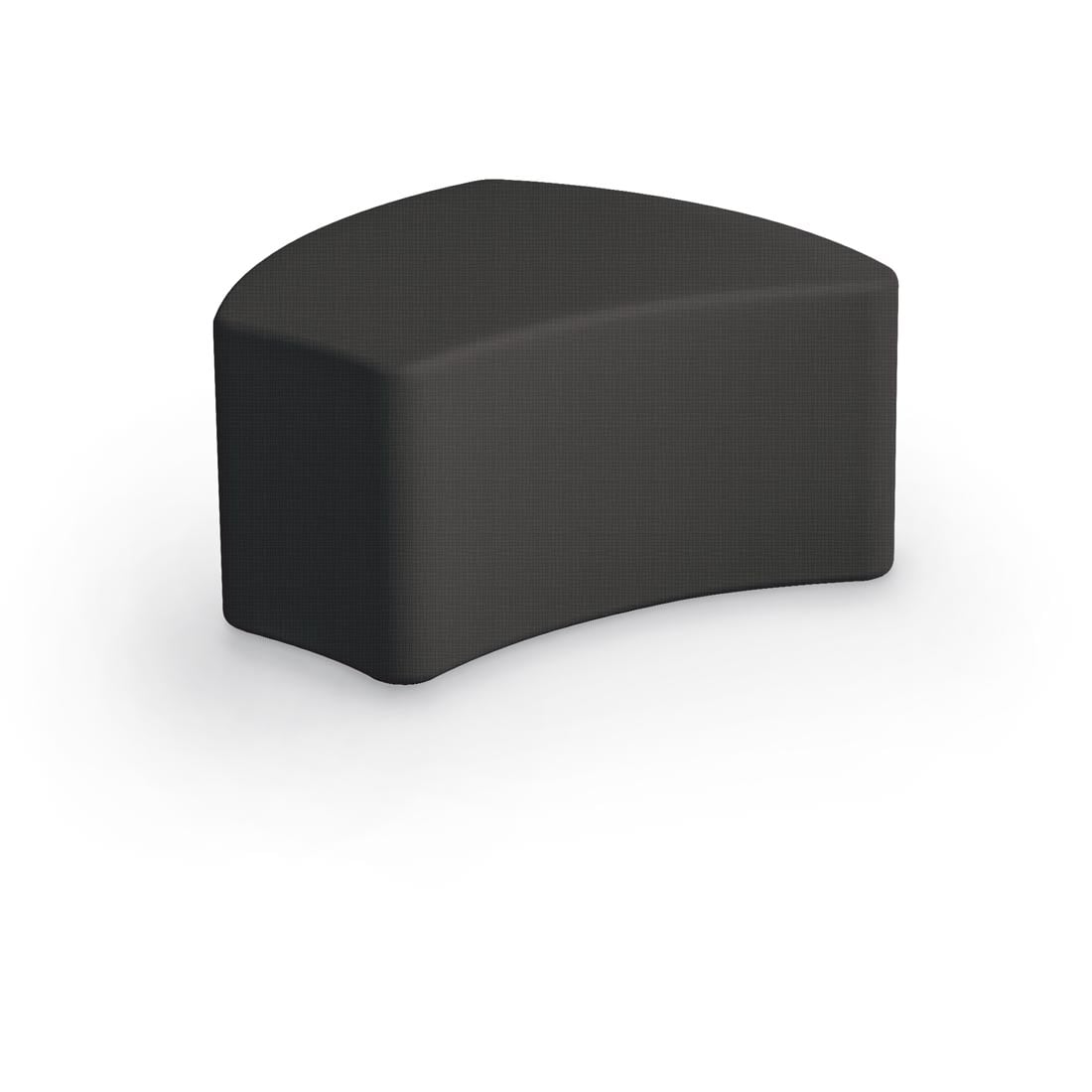 MooreCo Shapes Bench with Jet fabric