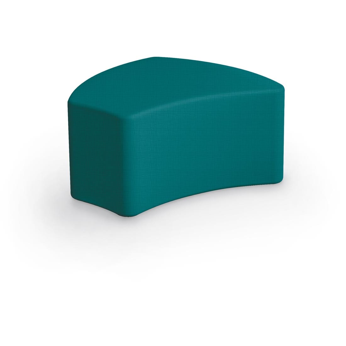 MooreCo Shapes Bench with Ocean fabric
