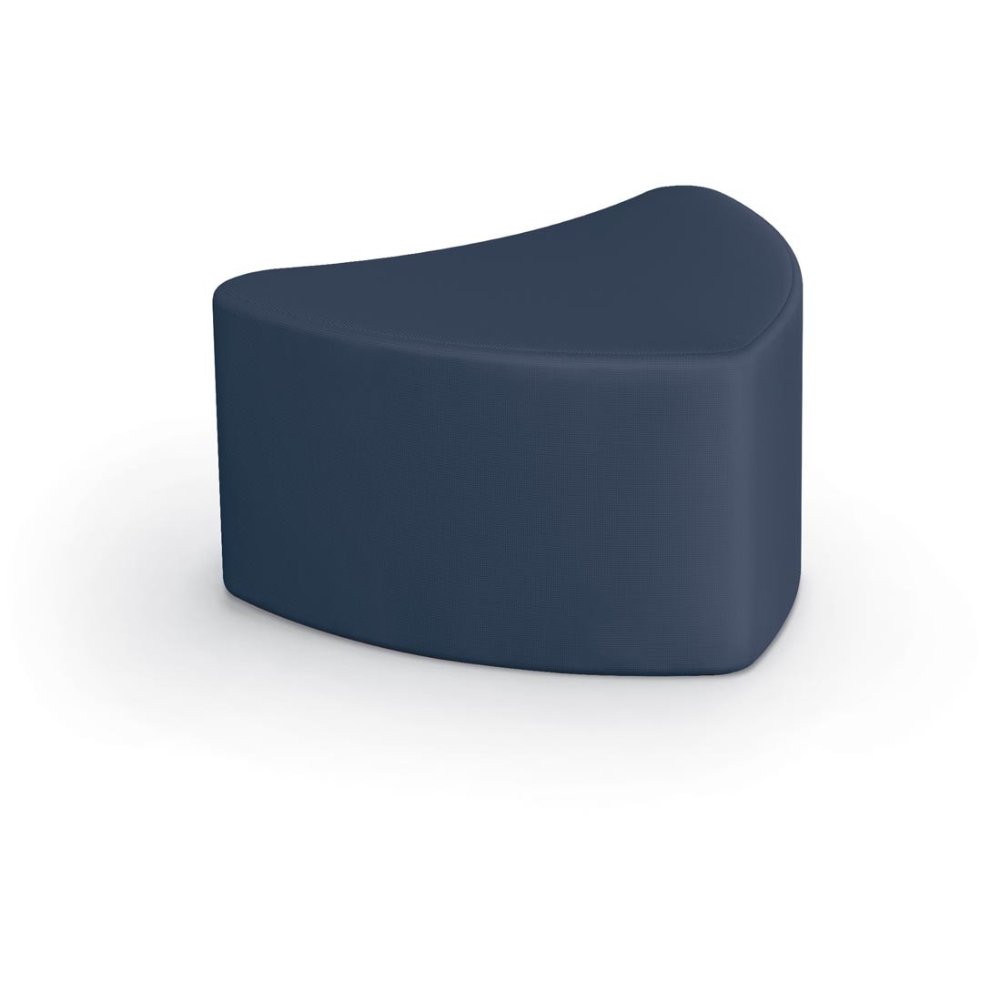 MooreCo Chevron Bench with Sapphire fabric