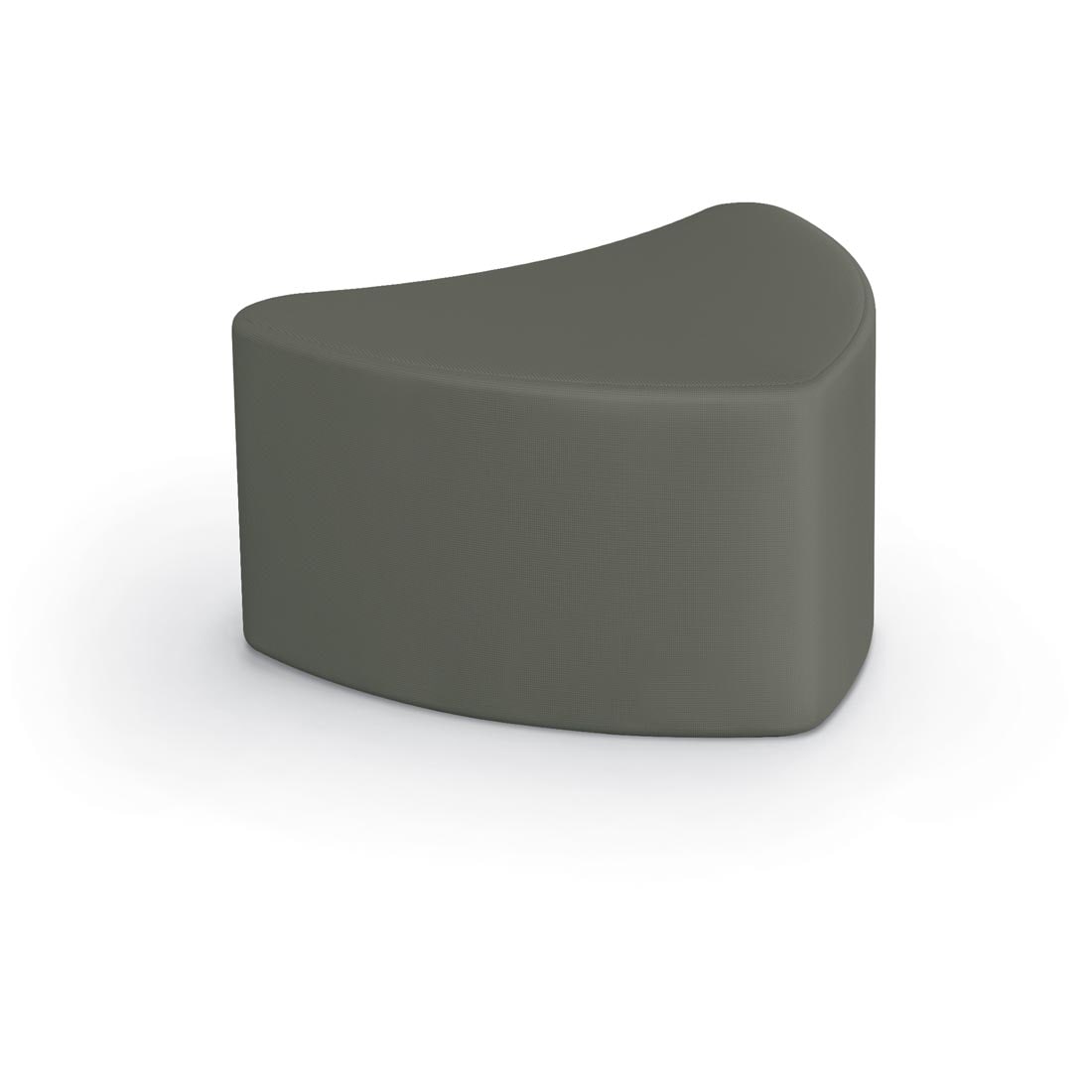 MooreCo Chevron Bench with Sterling fabric