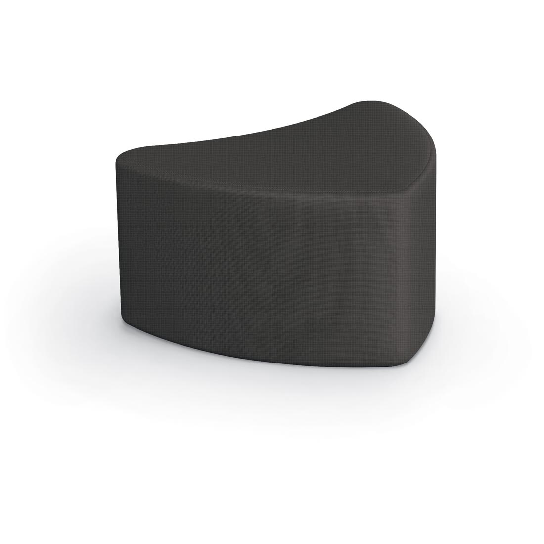 MooreCo Chevron Bench with Jet fabric