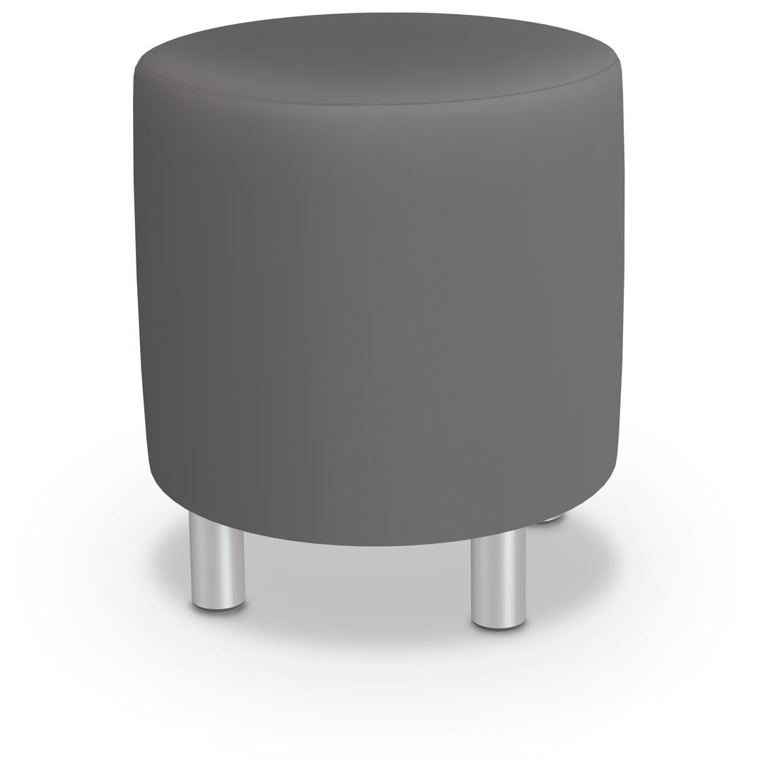 MooreCo Round Medium Soft Seating Stool with Carbon fabric