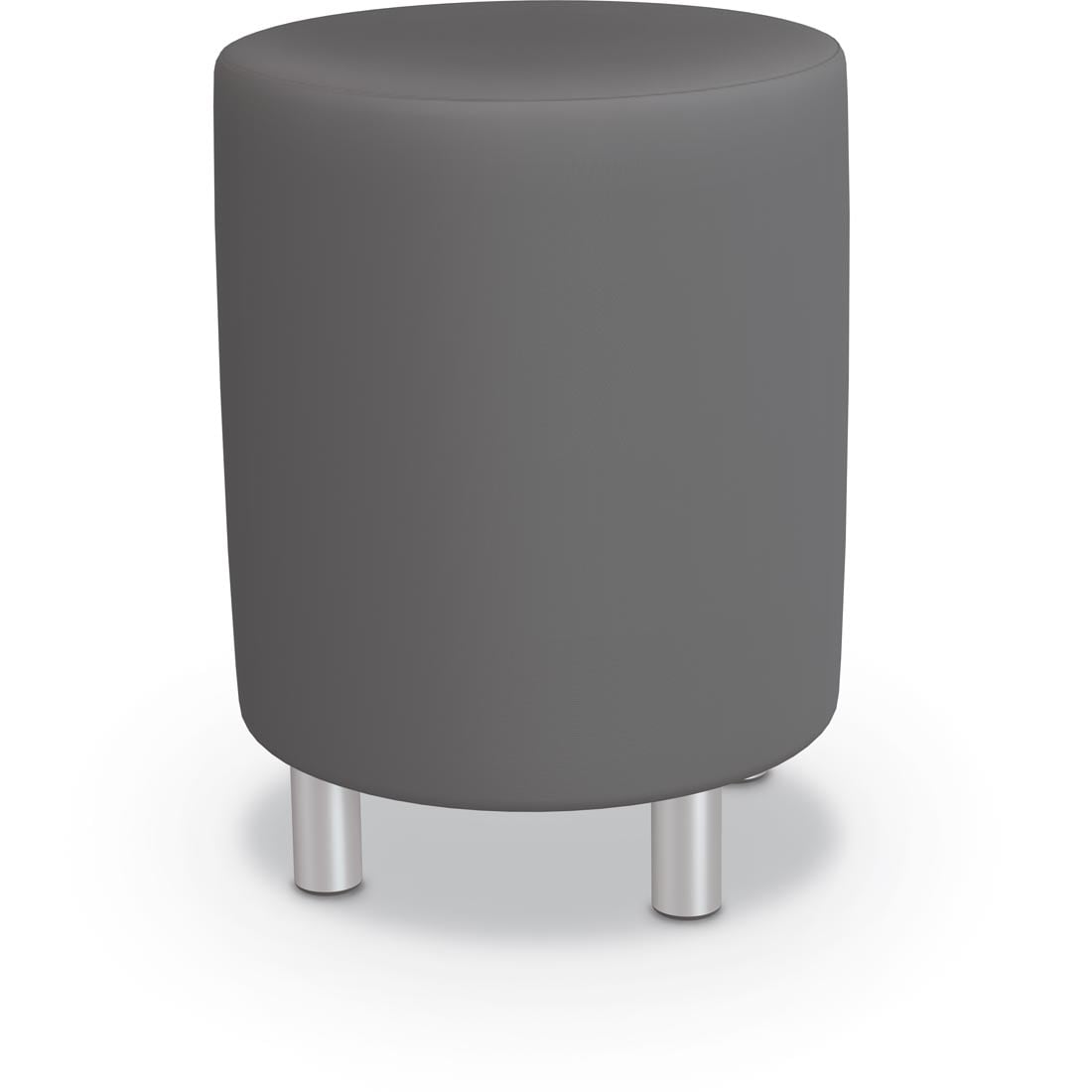 MooreCo Round High Soft Seating Stool with Carbon fabric