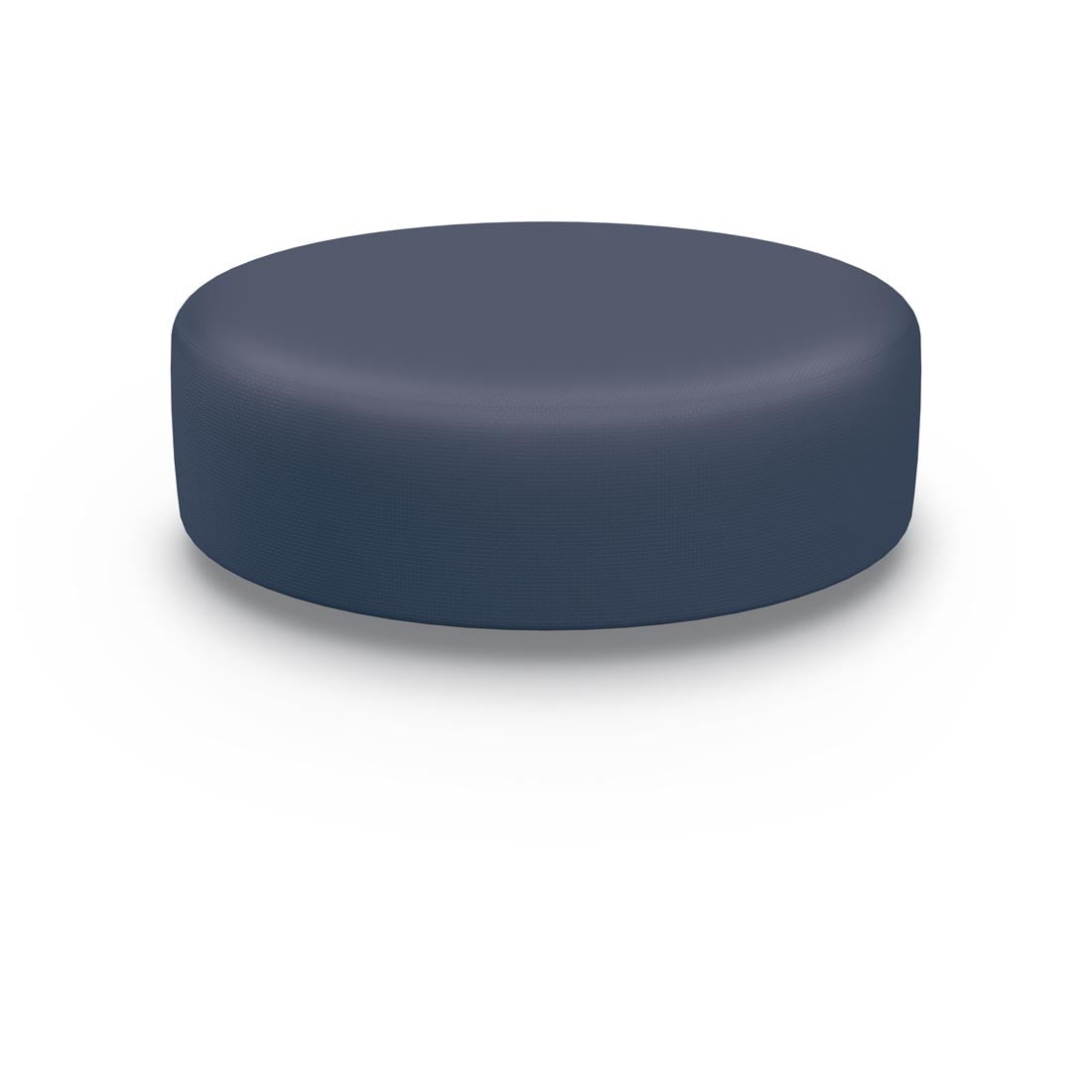 MooreCo Extra Low Dot Rocking Stool with Sapphire fabric
