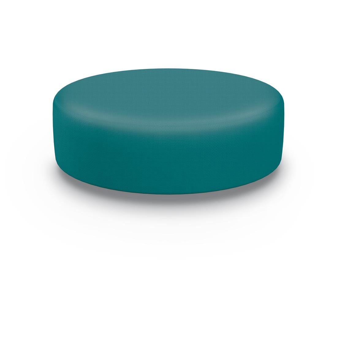 MooreCo Extra Low Dot Rocking Stool with Ocean fabric