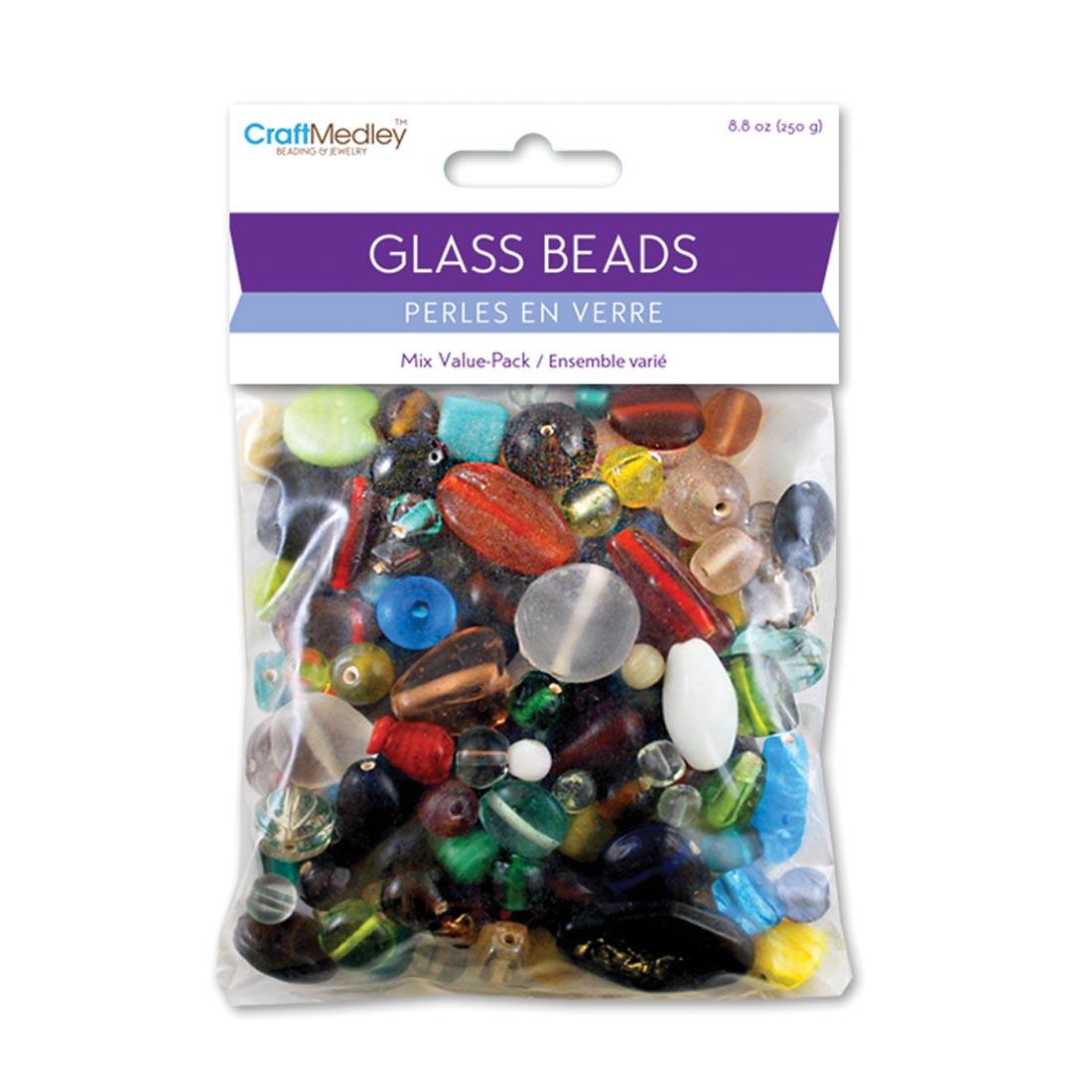 Glass Beads Mix Value Pack by Craft Medley