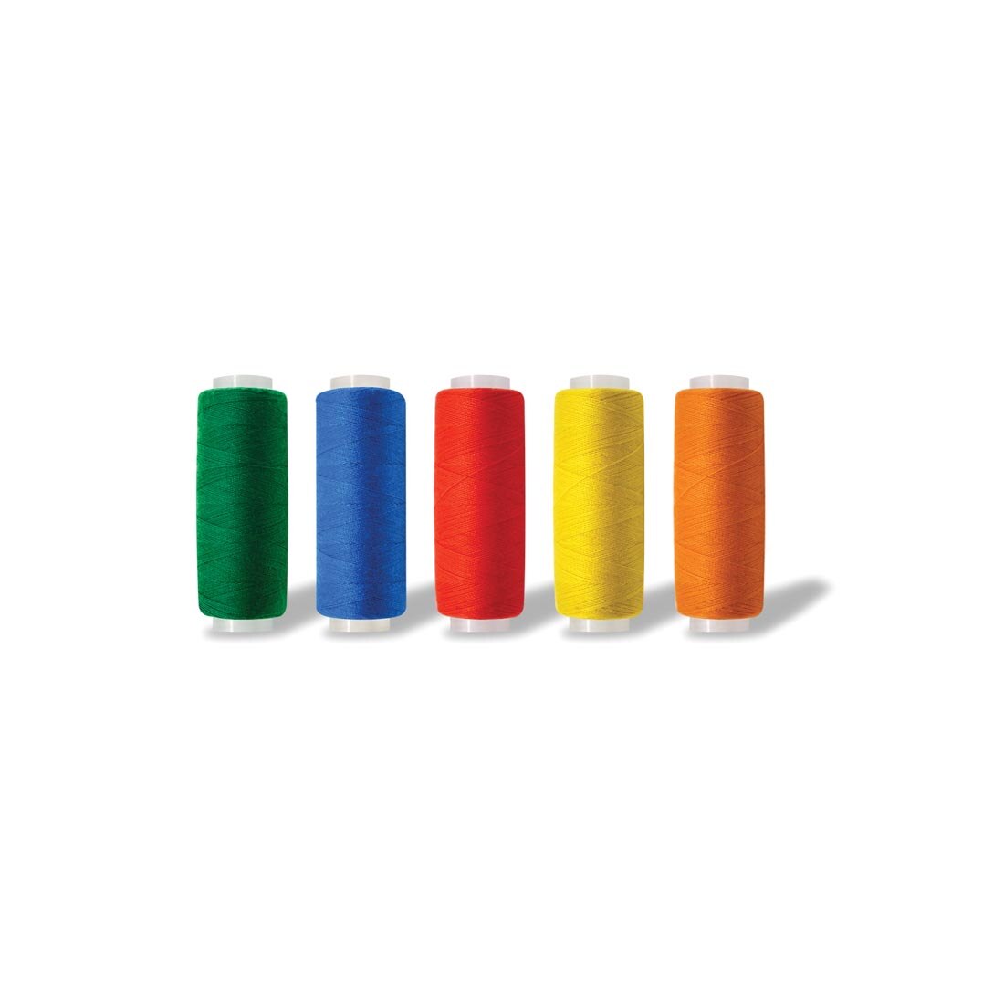 Five Colors of Sewing Thread by Needle Crafters