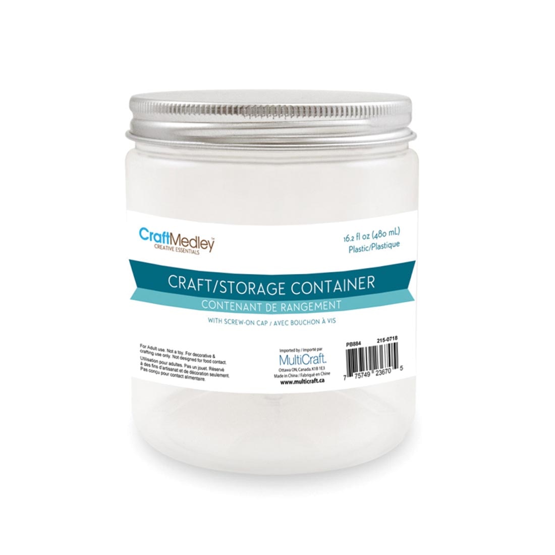Craft Medley 16.2 Oz. Storage Jar