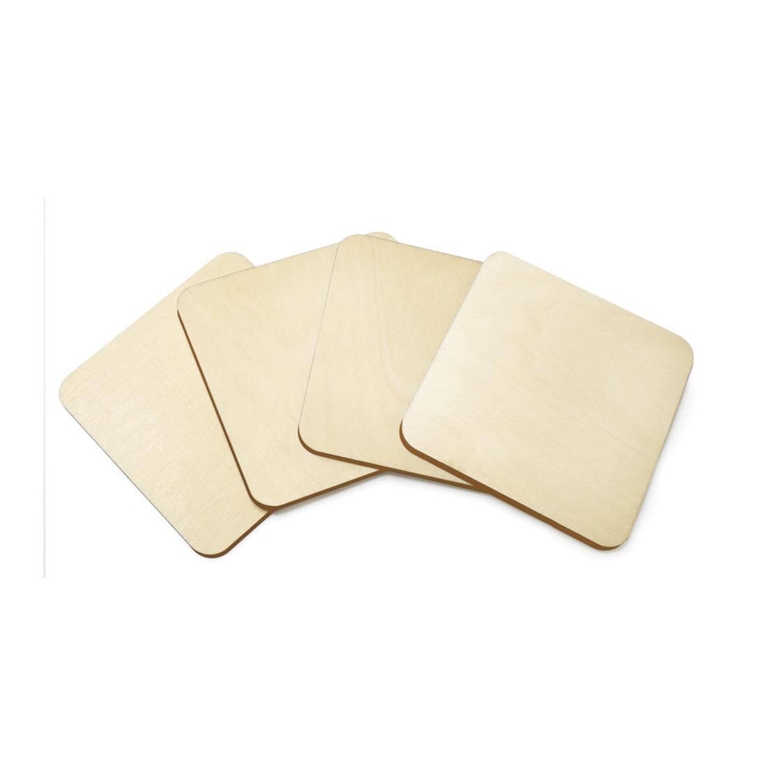 Four Square Wood Coasters by Craft Medley