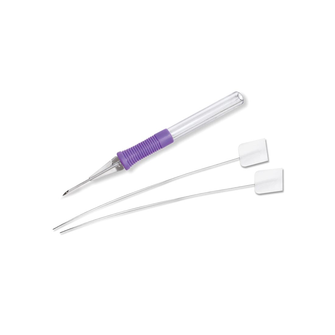 Punch Needle and two threaders by Needle Crafters