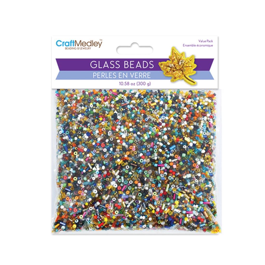 Glass Beads Seed & Bugle Value Pack by Craft Medley