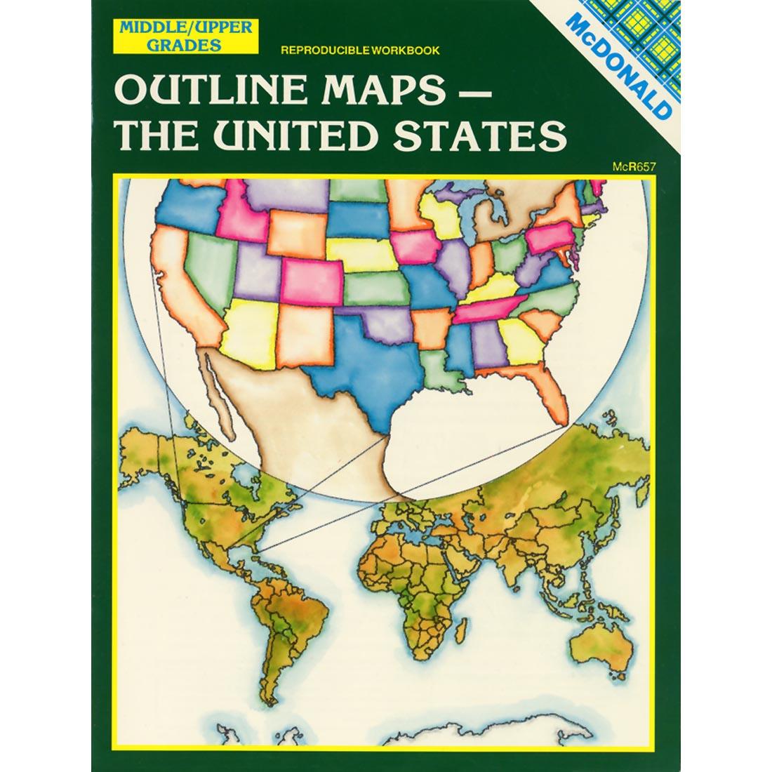 Cover of the book Outline Maps: The United States