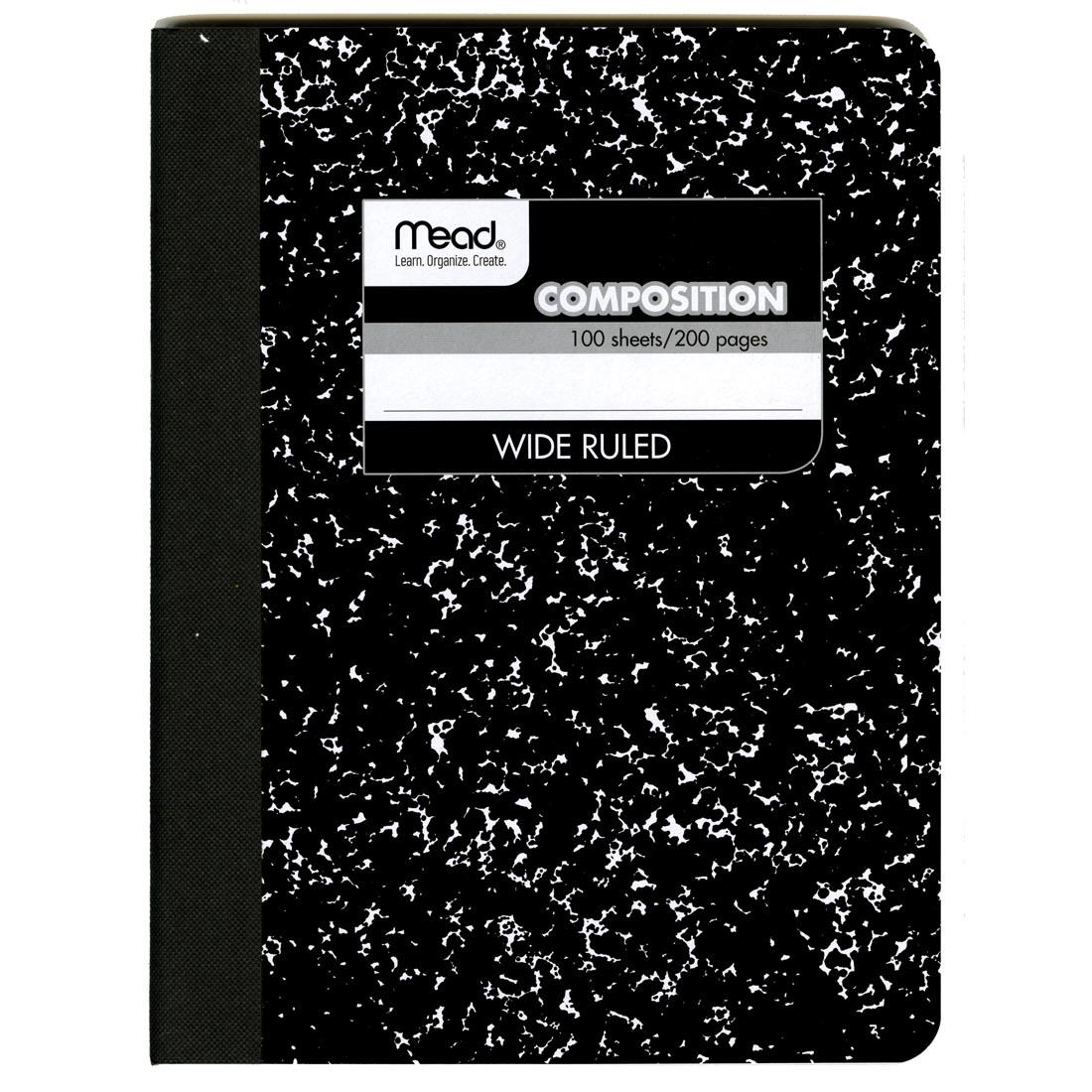 Mead Black Marble Composition Notebook