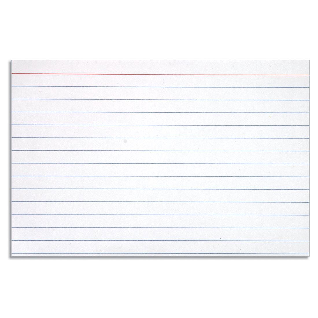 Mead Index Cards Ruled White 22x22" For Blank Index Card Template