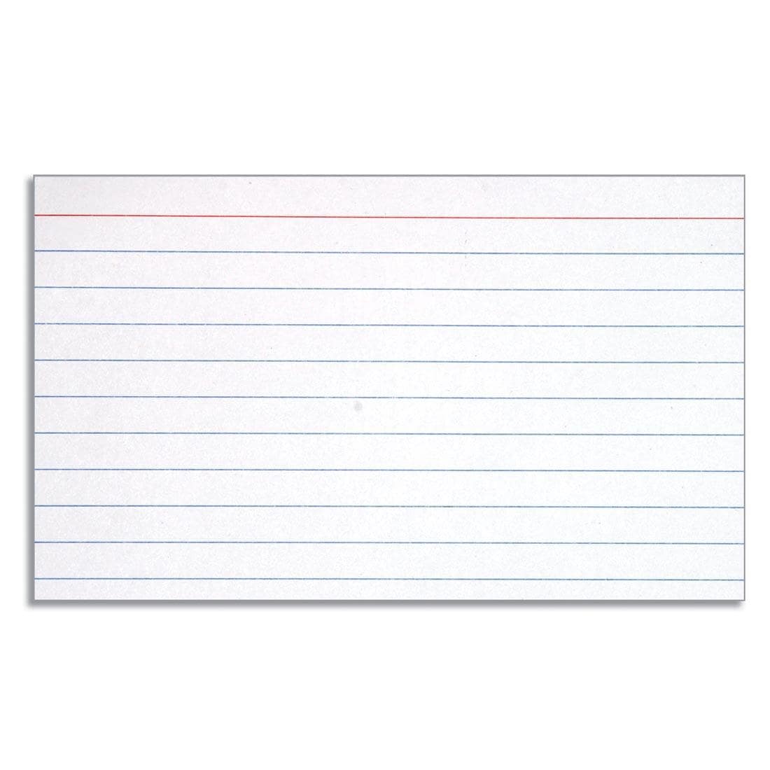 Mead Spiral Bound Index Card, White, 5 x 3 - 50 count