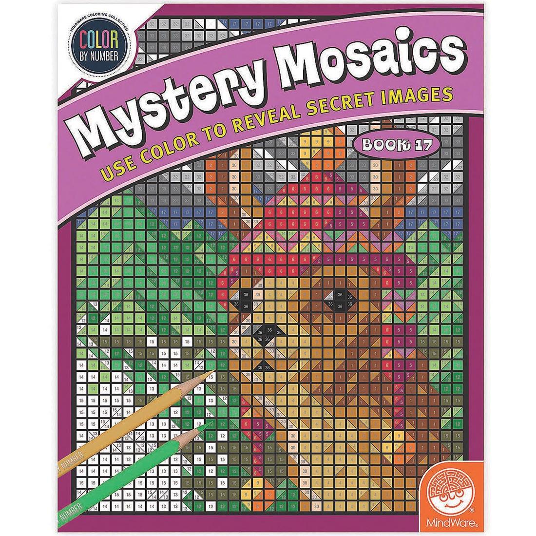 Color By Number Mystery Mosaics Book 17 by Mindware