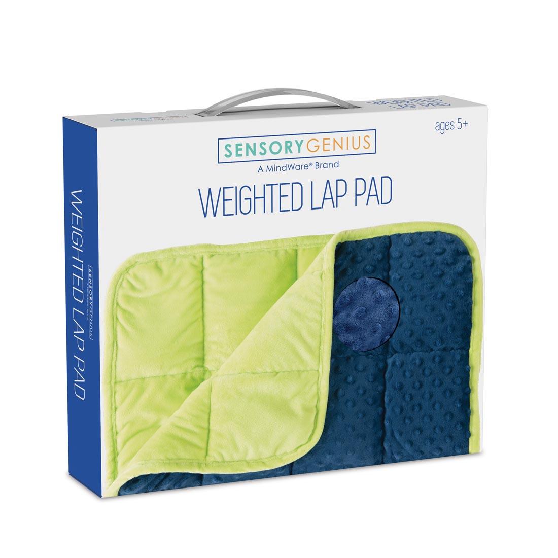 Sensory Genius Weighted Lap Pad, showing front of package