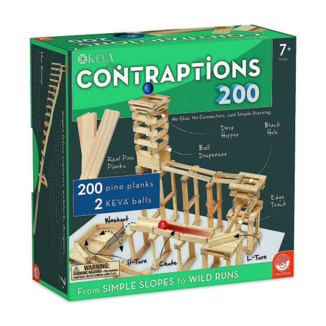 KEVA Contraptions 200-Plank Set
