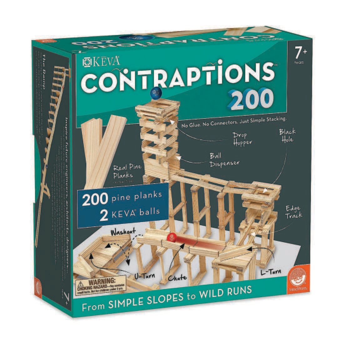 KEVA Contraptions 200-Plank Set