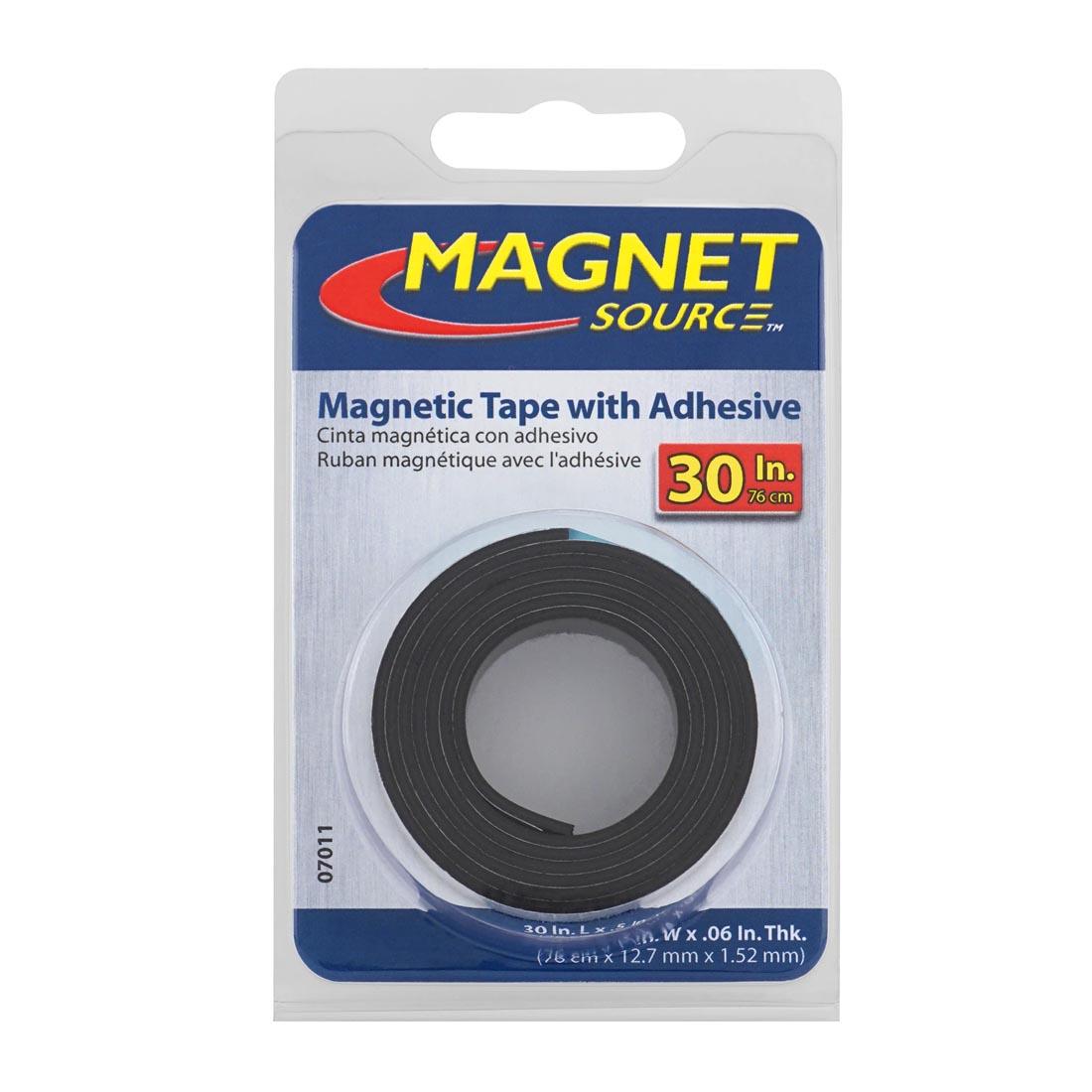 Magnet Source 1/2" by 30" Magnet Tape With Adhesive