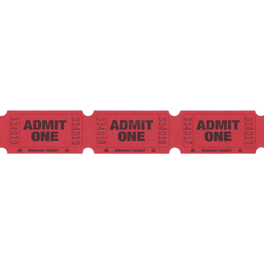 Three "Admit One" Tickets