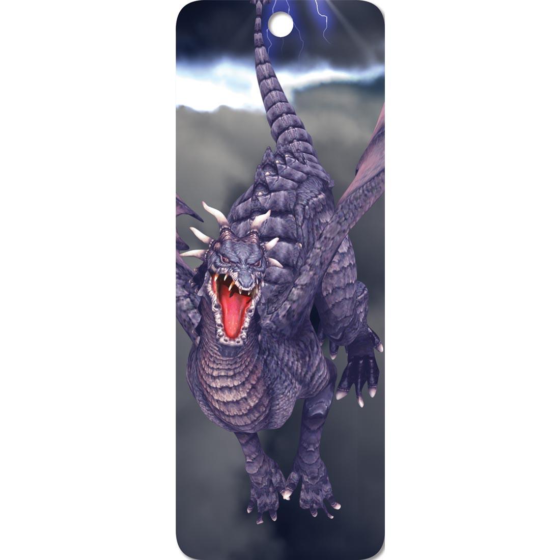 Fierce Dragon 3D Bookmark