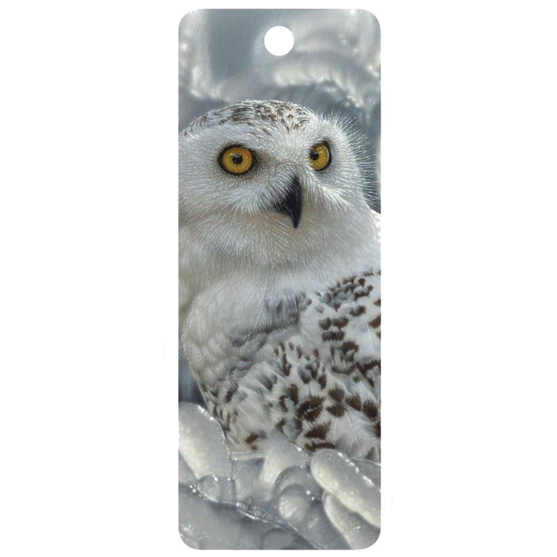 Snow Owl 3D Bookmark
