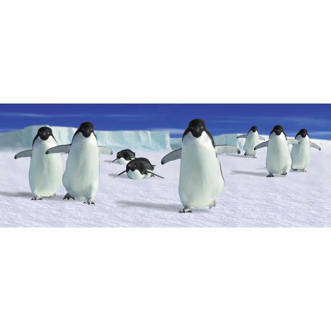 Penguins Lenticular Motion Bookmark