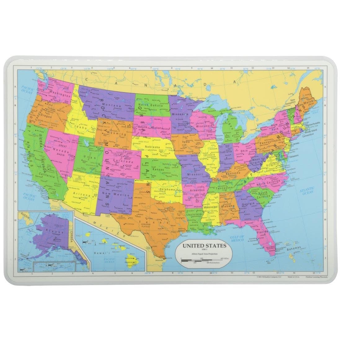 United States Painless Learning Placemat