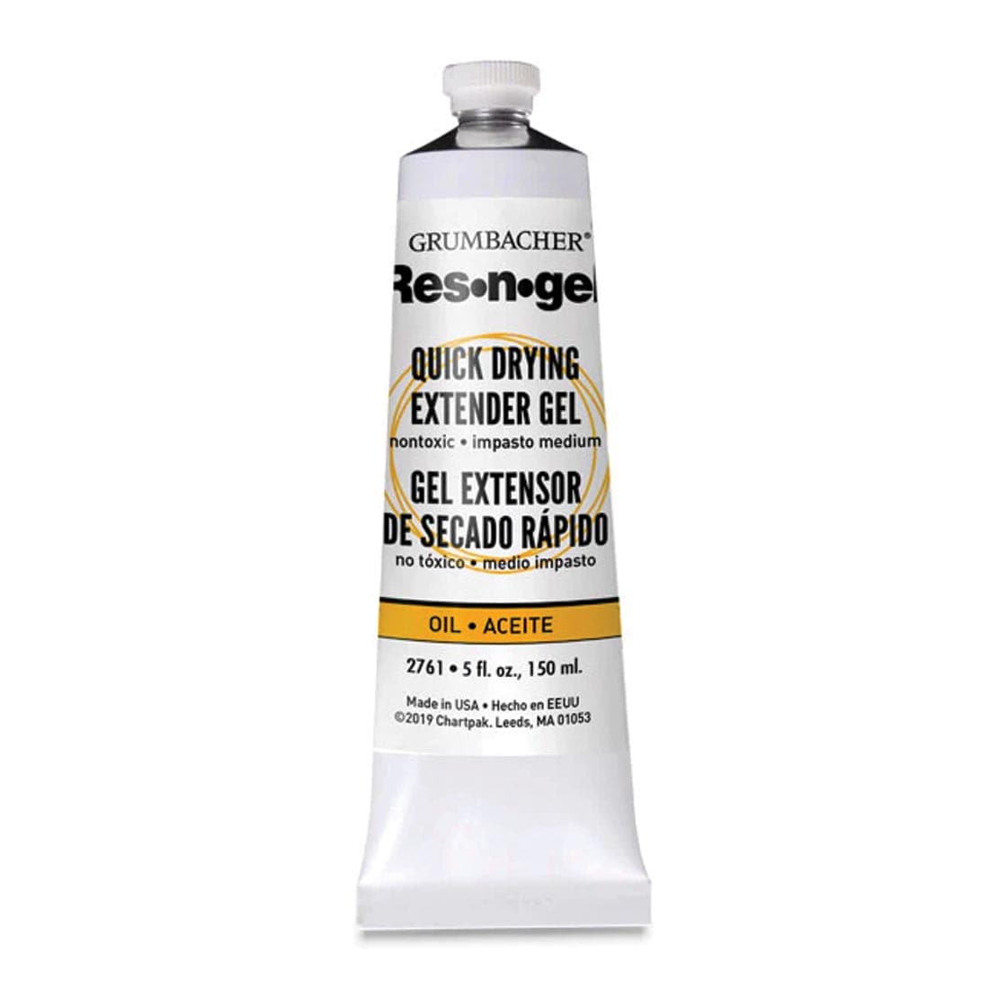 Tube of Grumbacher Res-N-Gel Quick Drying Extender Gel