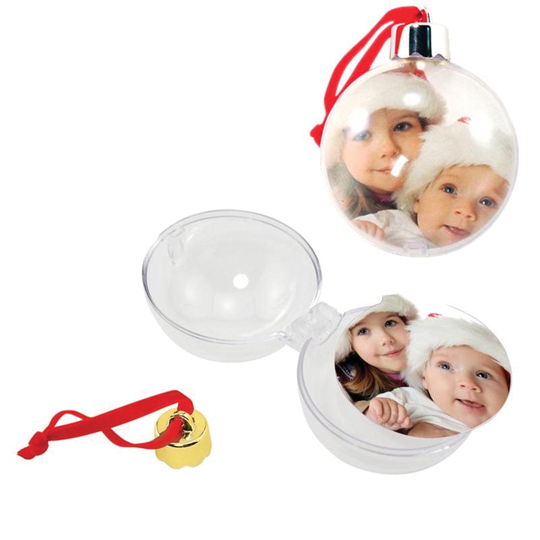 Clear Photo Ball Ornament