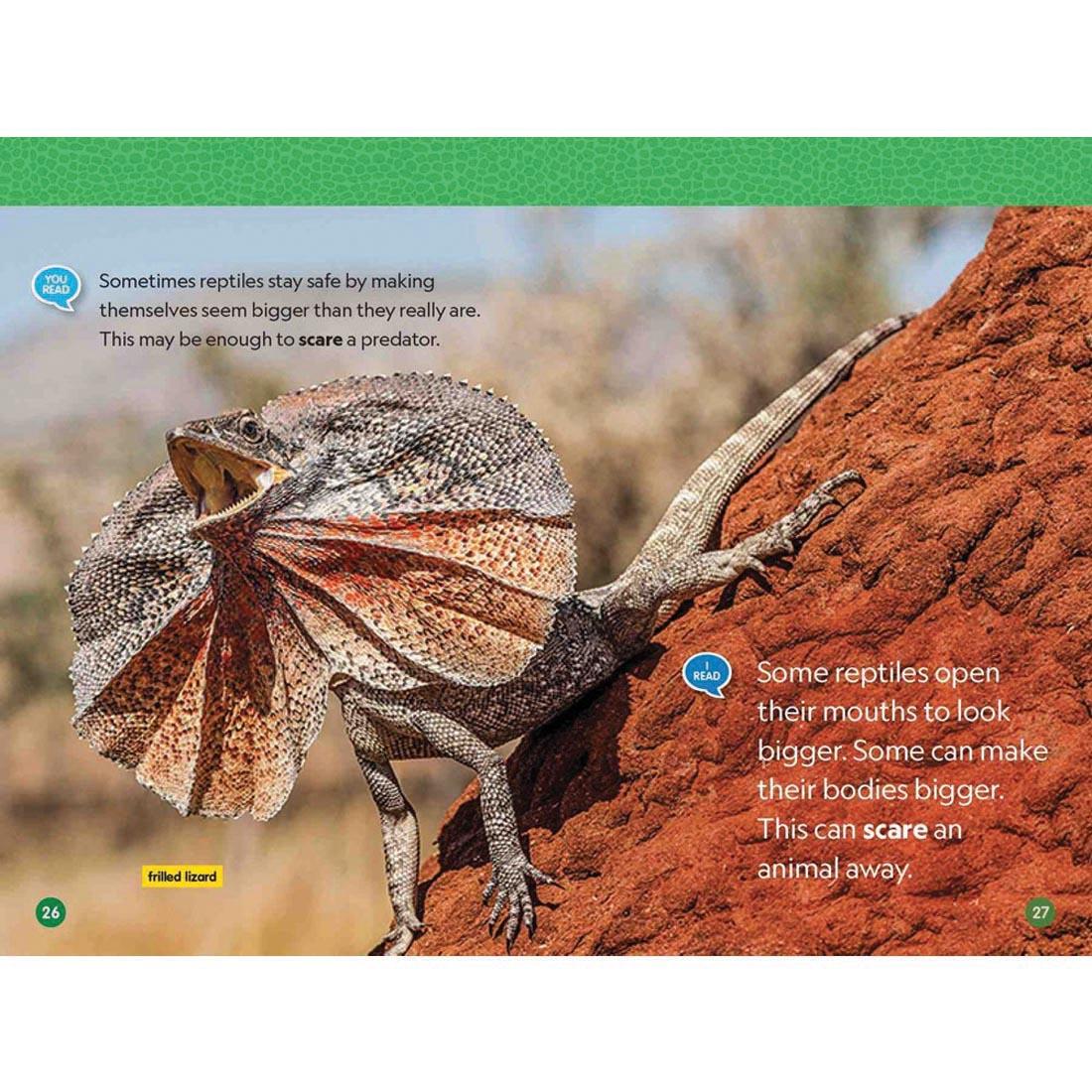pages 26 & 27 from Reptiles National Geographic Reader Level 1