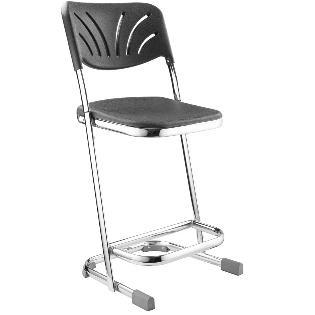 National Public Seating 22" Elephant Z-Stool With Backrest