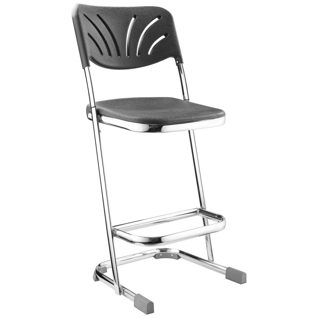 National Public Seating 24" Elephant Z-Stool With Backrest