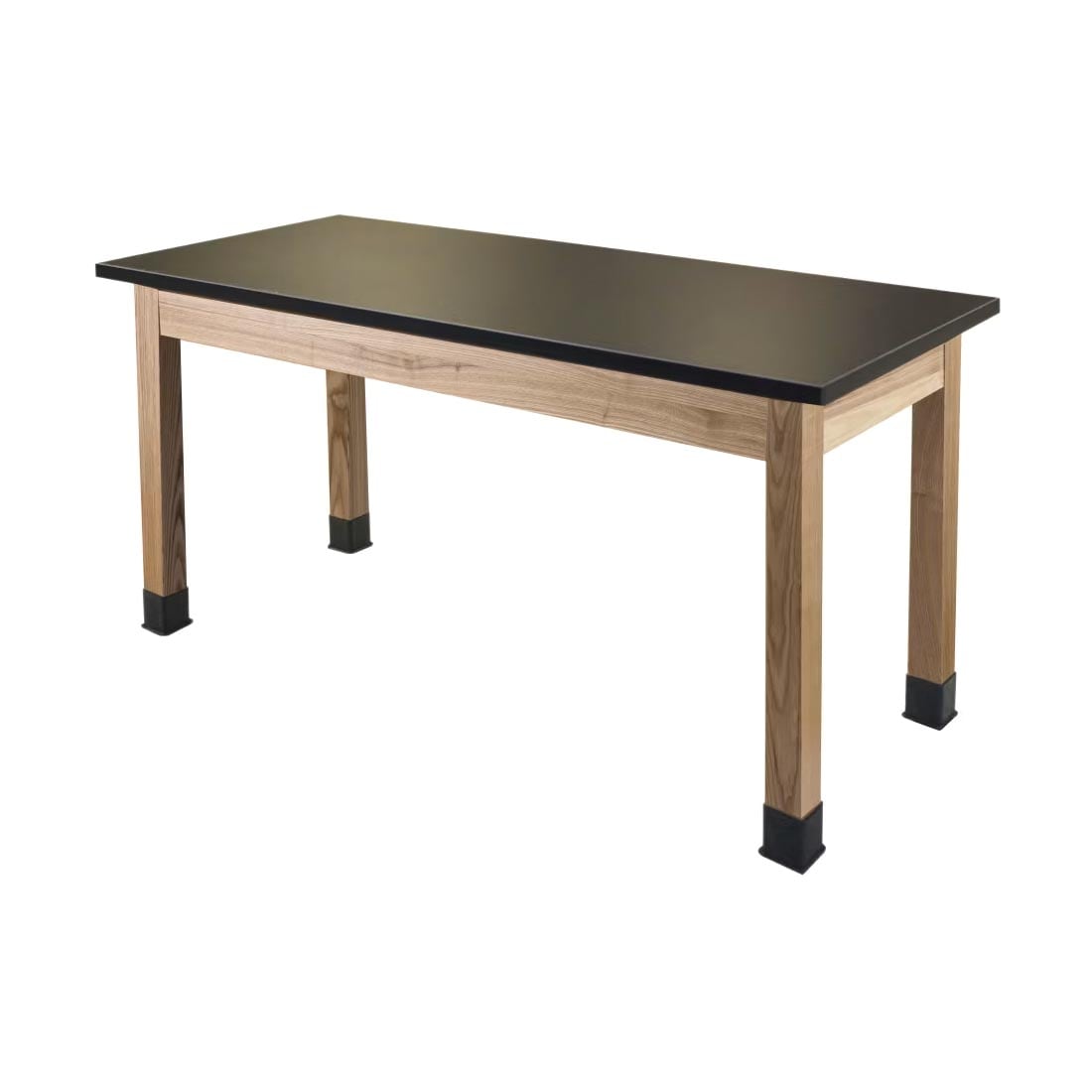 National Public Seating Wood Science Lab Table With Chemical Resistant Top