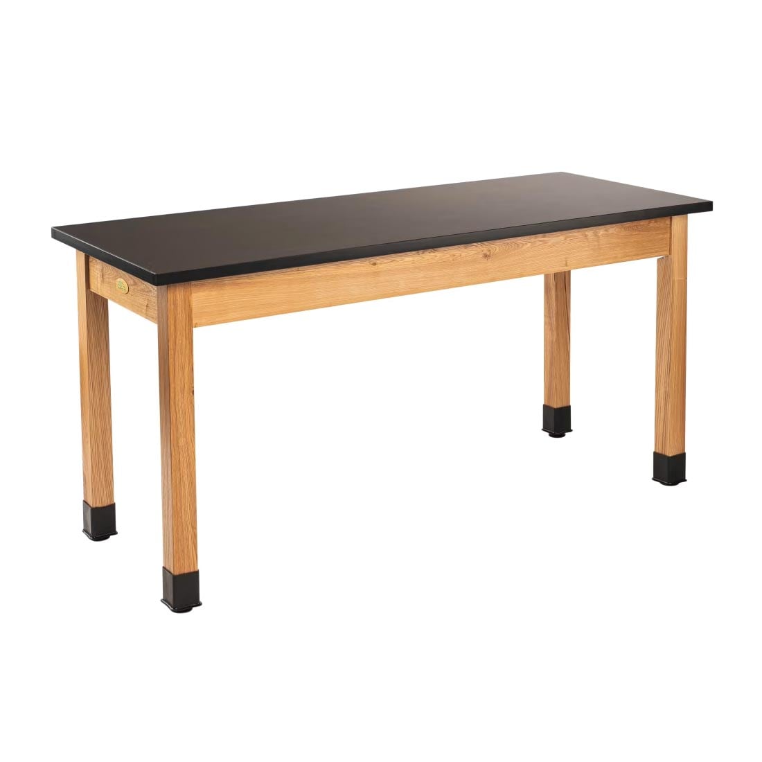 National Public Seating Wood Science Lab Table With Chemical Resistant Top