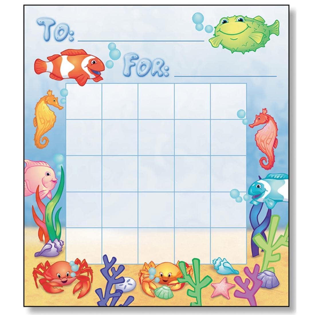 Under the Sea Mini Incentive Chart