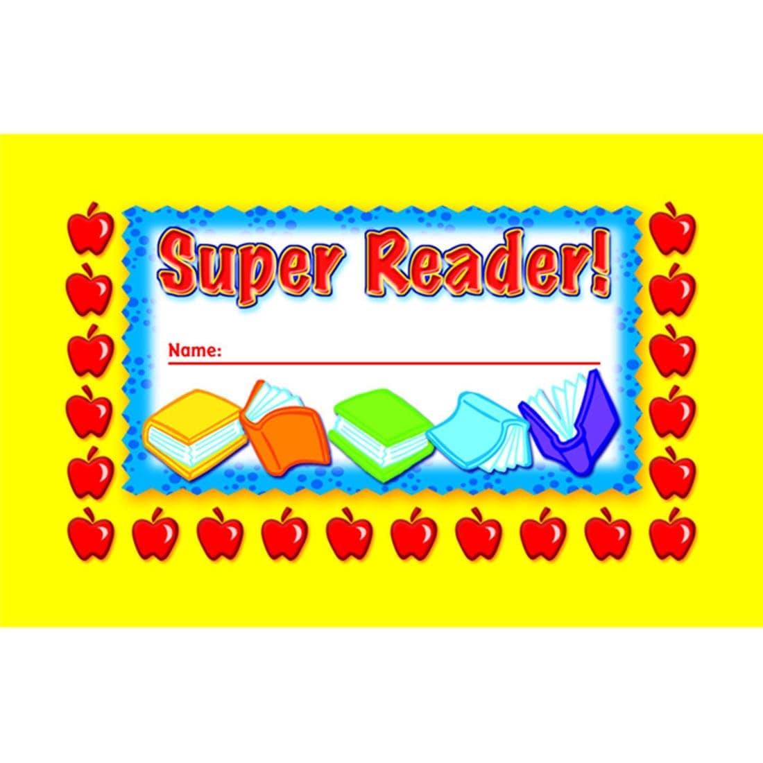 Super Reader Incentive Punch Cards