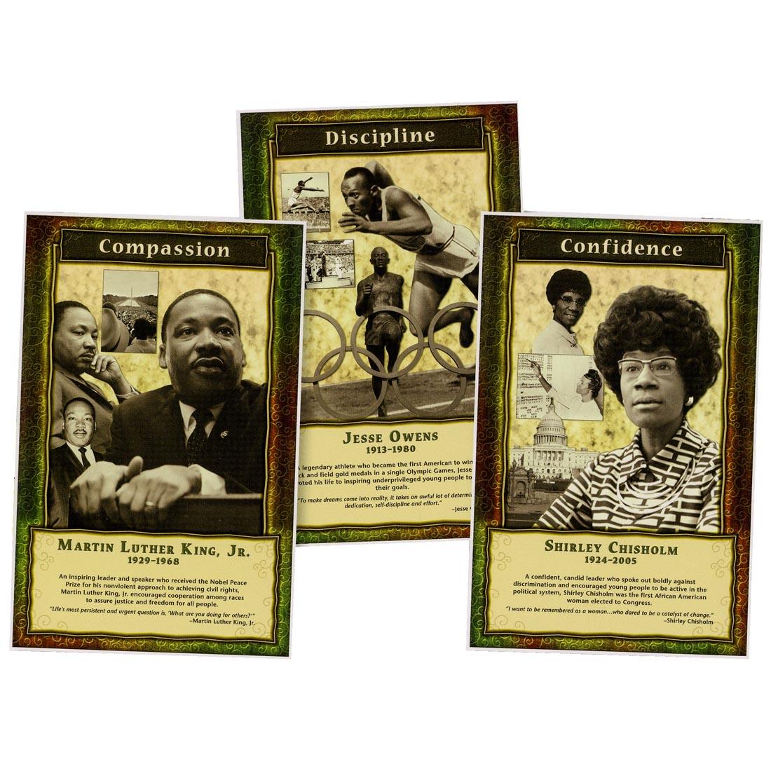8 posters celebrating African American leaders