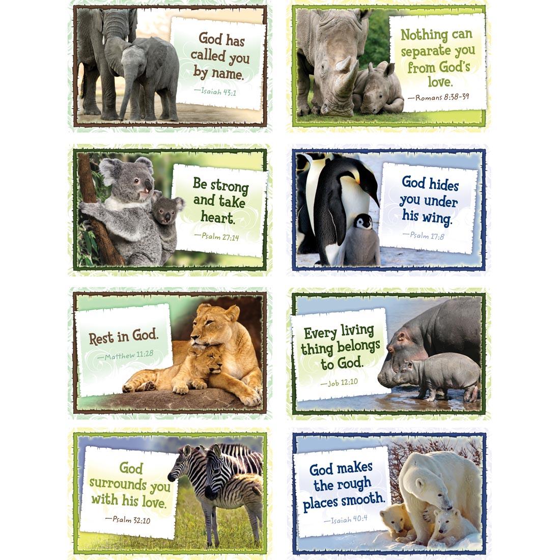 poster set featuring 8 different posters about God's care