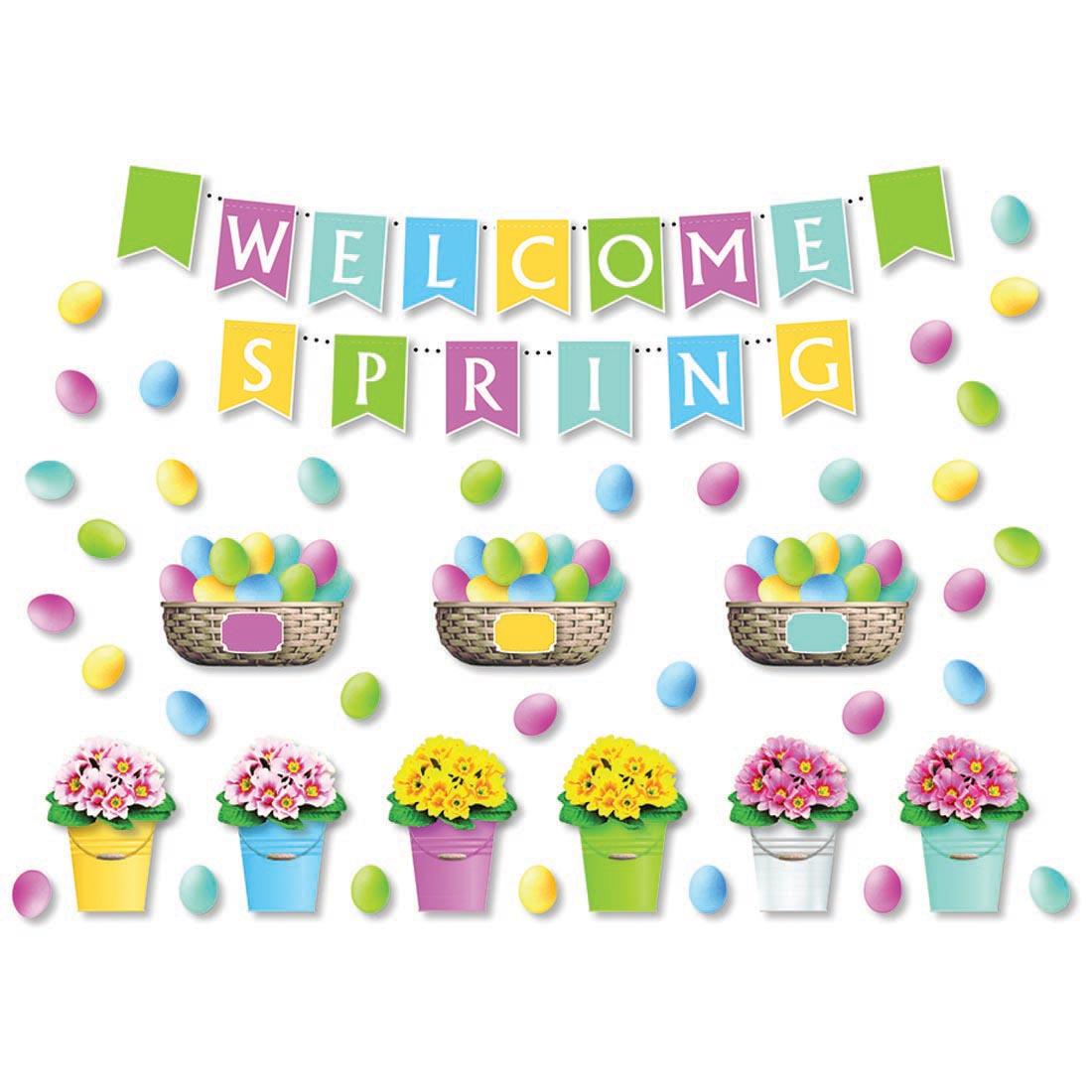 Welcome Spring Bulletin Board Set By North Star Teacher Resources