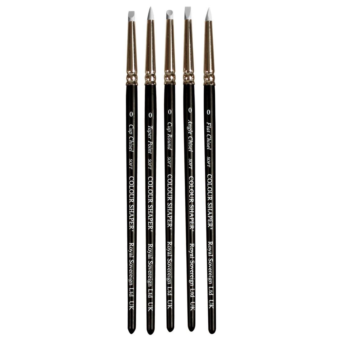 set of 5 colour shapers with different tips