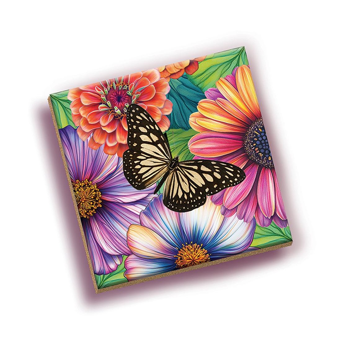 1 piece of the Butterflies 36-Piece Magic Square Tile Puzzle